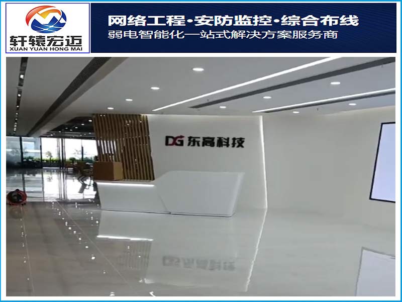 東高科技辦公樓弱電機房工程項目案例