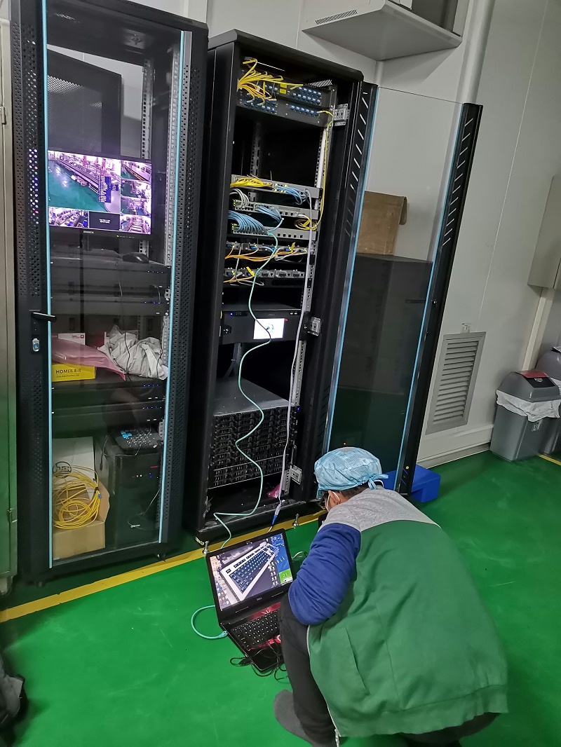 視頻監控現場調試